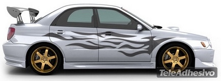 Autocollants: Flaming Kit 13 2