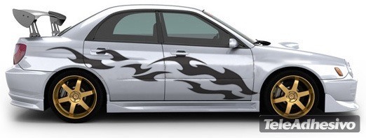 Autocollants: Kit Flaming 17