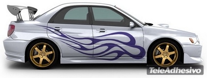 Autocollants: Kit Flaming 21 2