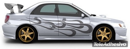 Autocollants: Kit Flaming 22 2