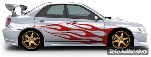 Autocollants: Kit Flaming 24