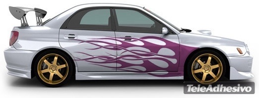 Autocollants: Kit Flaming 25