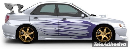 Autocollants: Kit Flaming 26