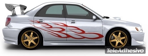 Autocollants: Kit Flaming 27