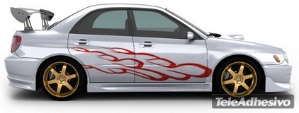 Autocollants: Kit Flaming 28 2