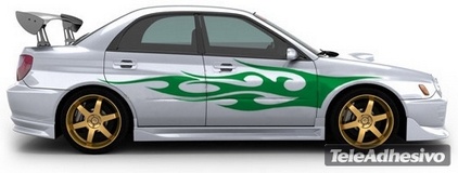 Autocollants: Kit Flaming 31 2