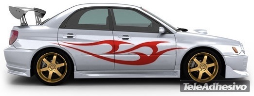 Autocollants: Kit Flaming 33