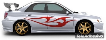 Autocollants: Kit Flaming 33 2