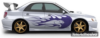 Autocollants: Kit Flaming 36 2