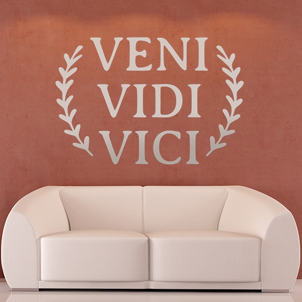 Stickers muraux: Veni Vidi Vici