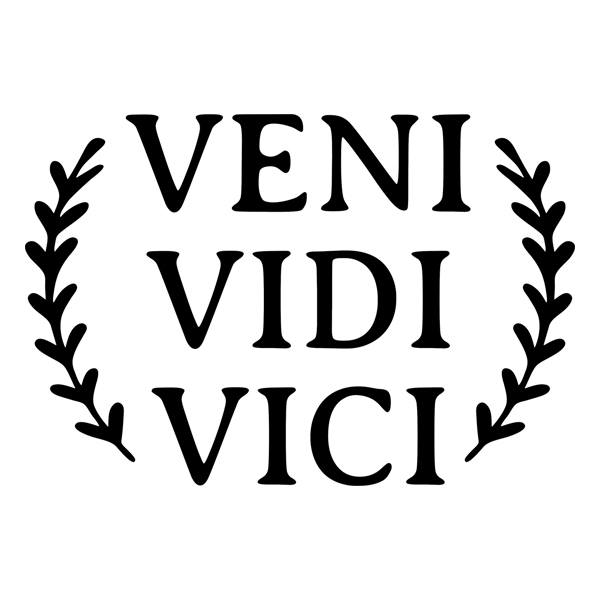 Stickers muraux: Veni Vidi Vici