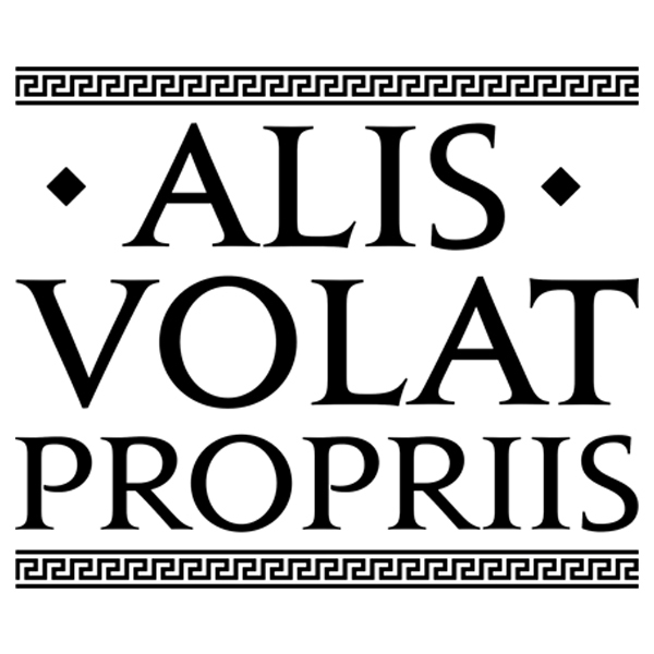 Stickers muraux: Alis Volat Propriis
