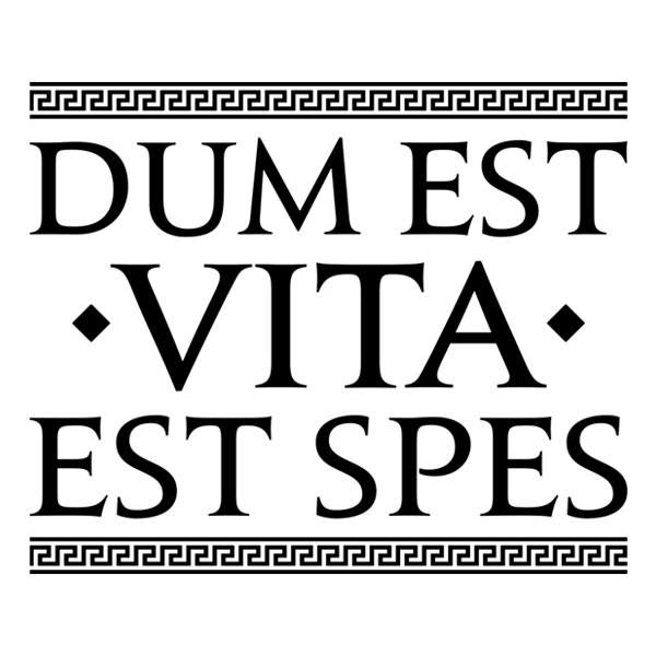 Stickers muraux: Dum Est Vita Est Spes