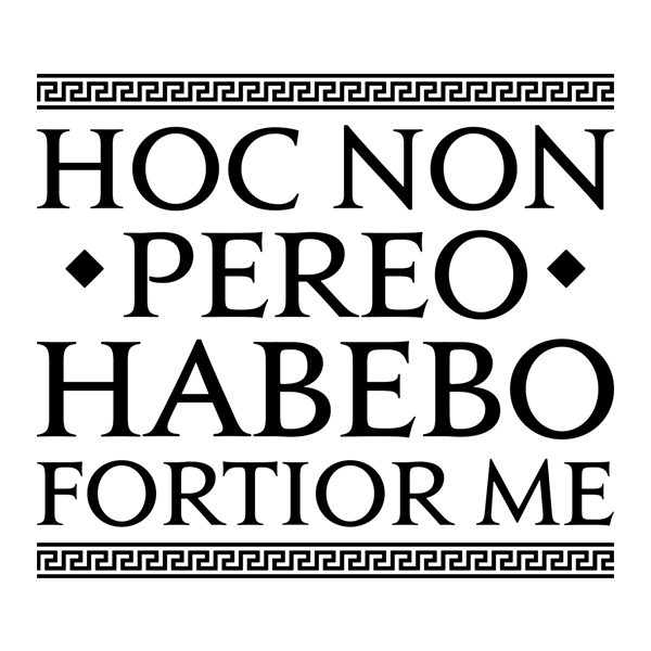 Stickers muraux: Hoc Non Pereo Habebo