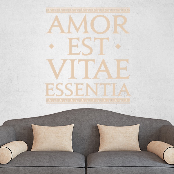 Stickers muraux: Amor Est Vitae Essentia