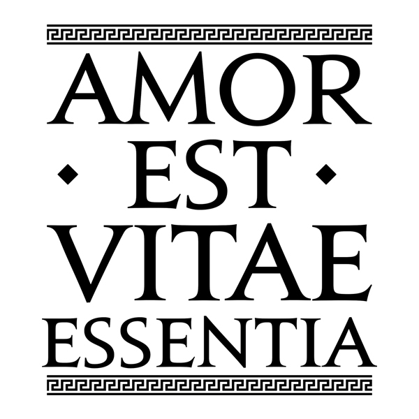 Stickers muraux: Amor Est Vitae Essentia