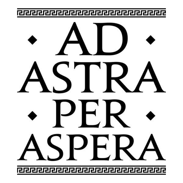 Stickers muraux: Ad Astra Per Aspera