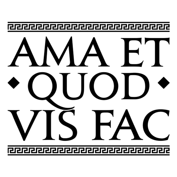 Stickers muraux: Ama Et Quod Vis Fac