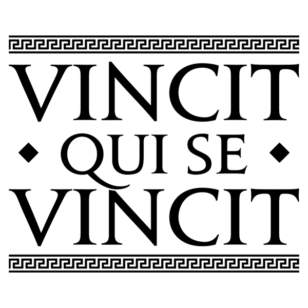 Stickers muraux: Vincit Qui Se Vincit