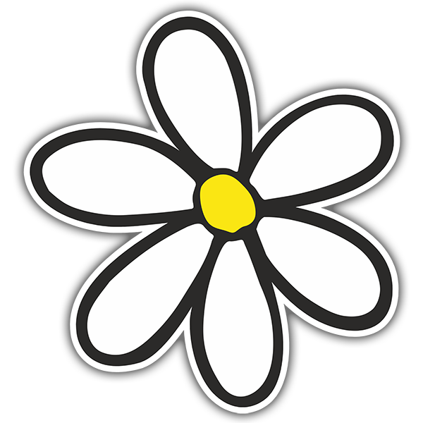 Autocollants: Marguerite