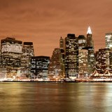 Poster xxl: New York Skyline dans la nuit 3