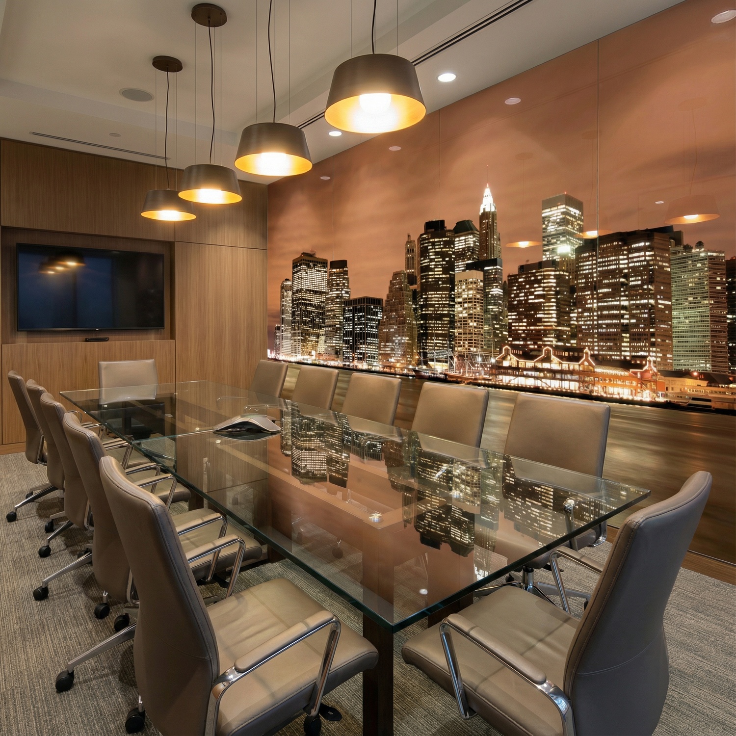 Poster xxl: New York Skyline dans la nuit