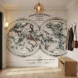 Poster xxl: Map monde 1848 11