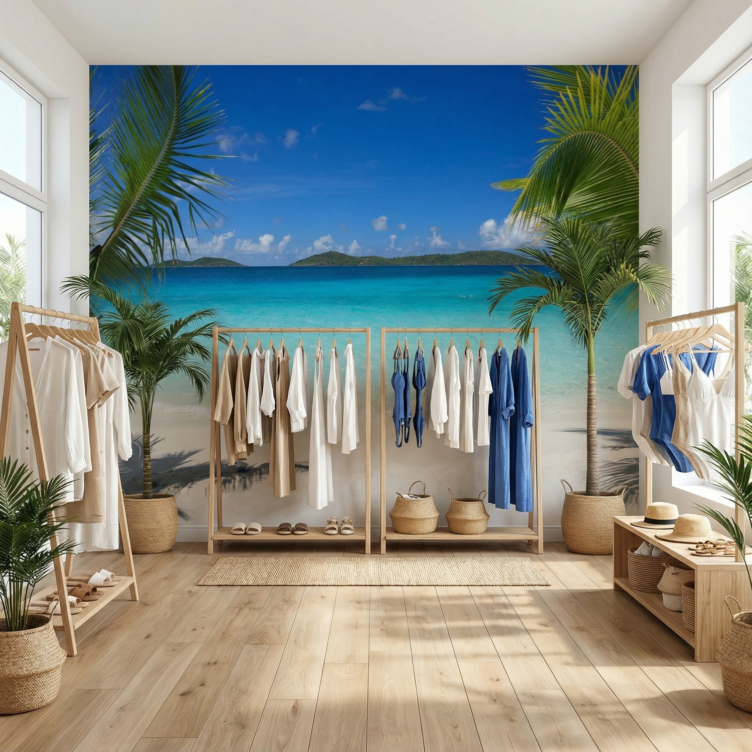 Poster xxl: Plage des cara&iuml;bes