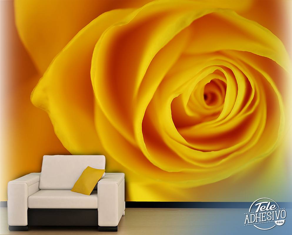 Poster xxl: Jaune Rose