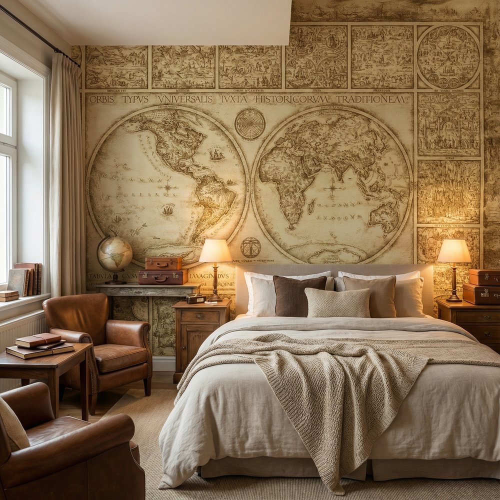 Poster xxl: Carte du monde ancienne