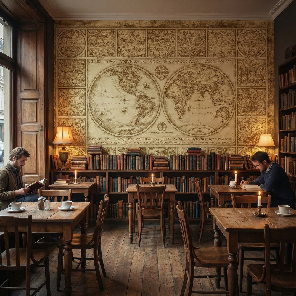 Poster xxl: Carte du monde ancienne