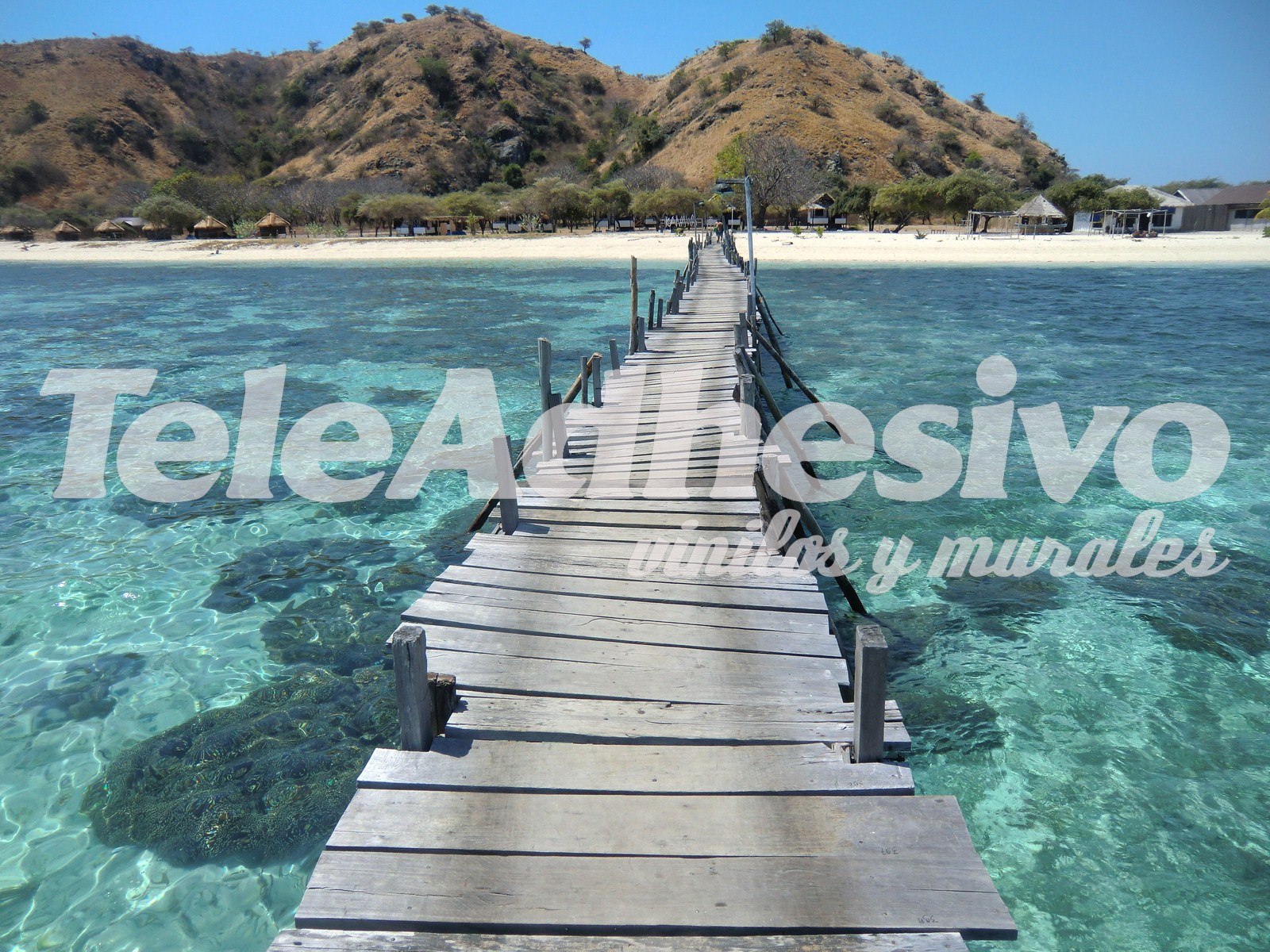 Poster xxl: Puente en el mar