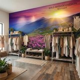 Poster xxl: Coucher de soleil dans les montagnes 15