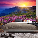 Poster xxl: Coucher de soleil dans les montagnes 3