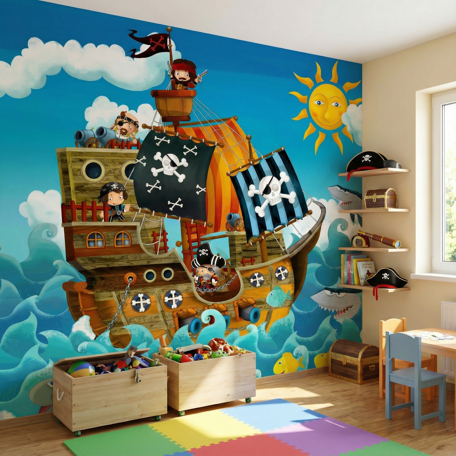 Poster xxl: Enfants pirates