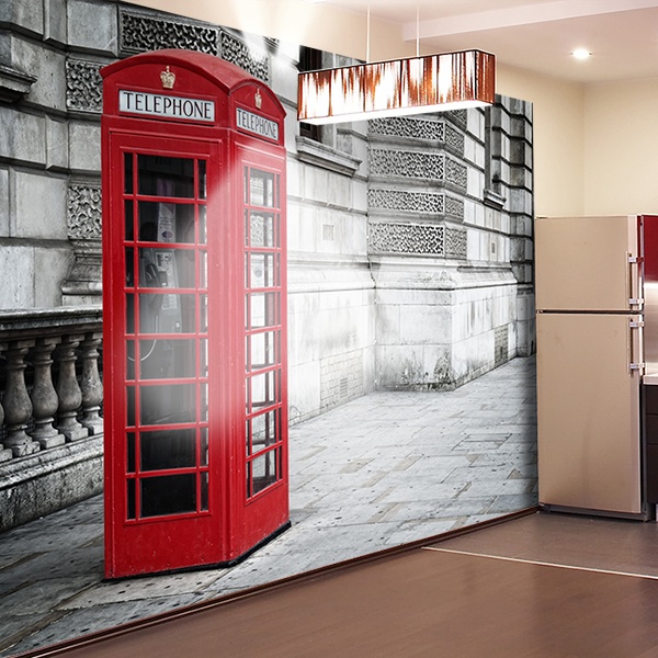 Poster Xxl Cabine Telephonique Anglaise Webstickersmuraux Com