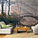 Poster xxl: Pont dans la for&ecirc;t 3