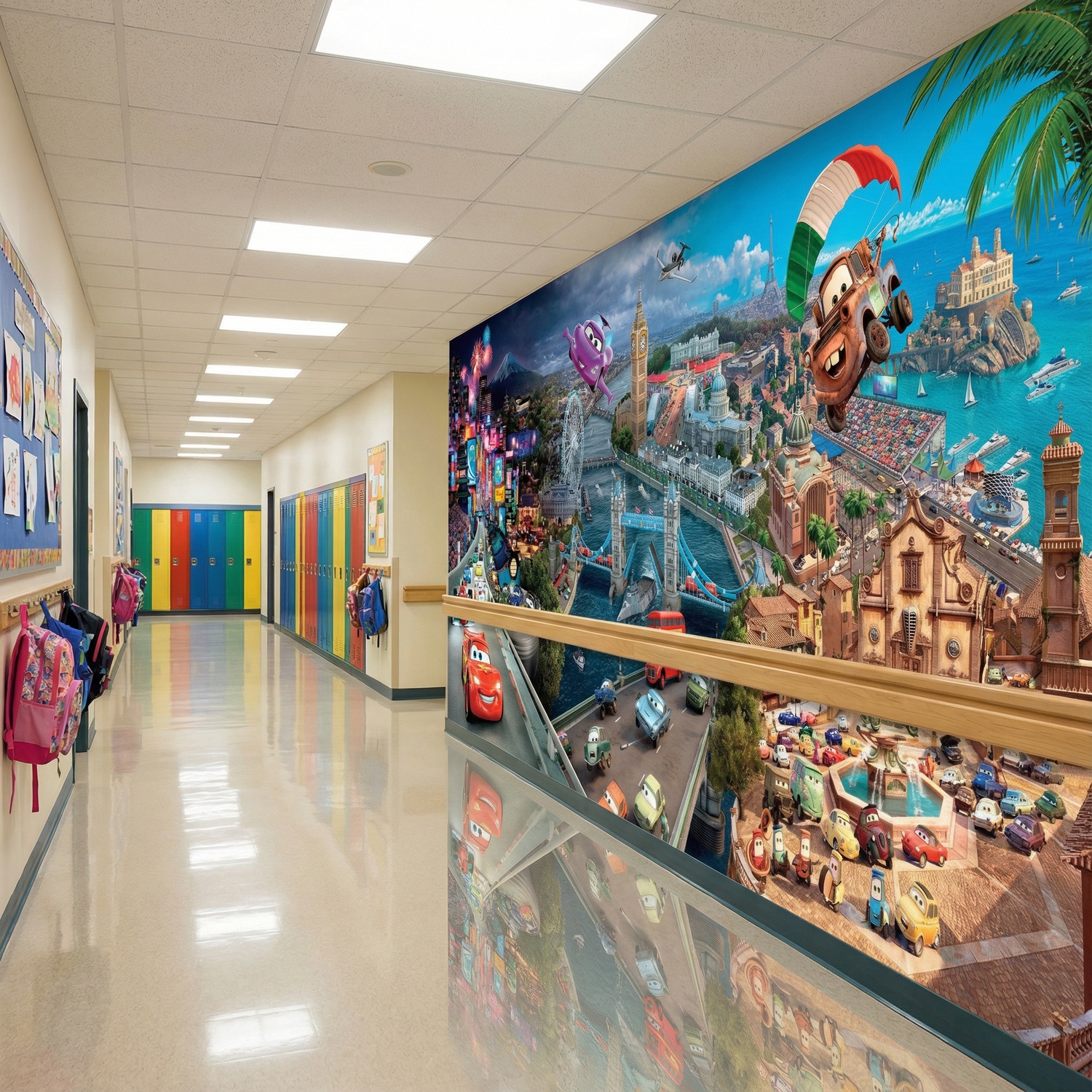 Poster xxl: Film de voitures Cars