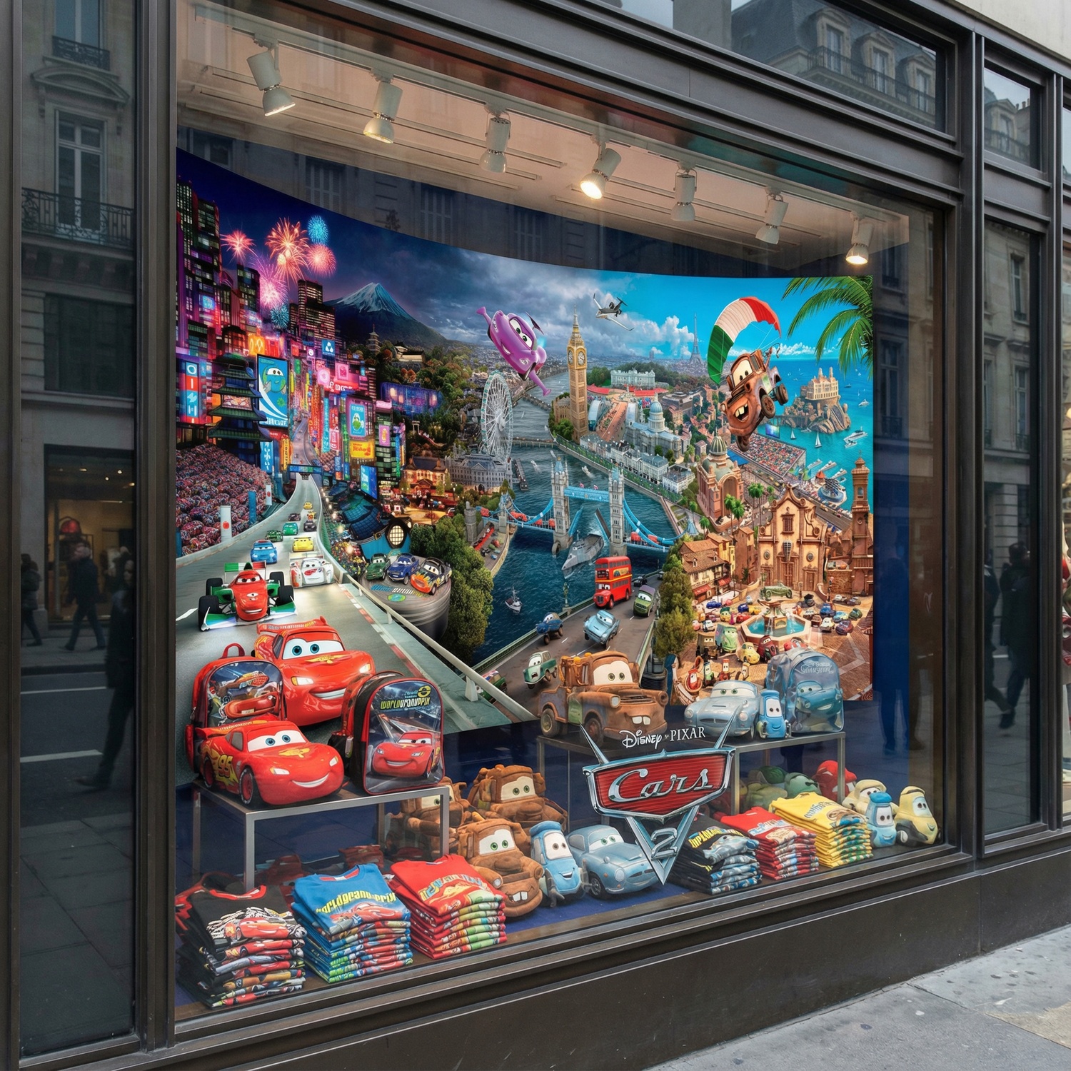 Poster xxl: Film de voitures Cars