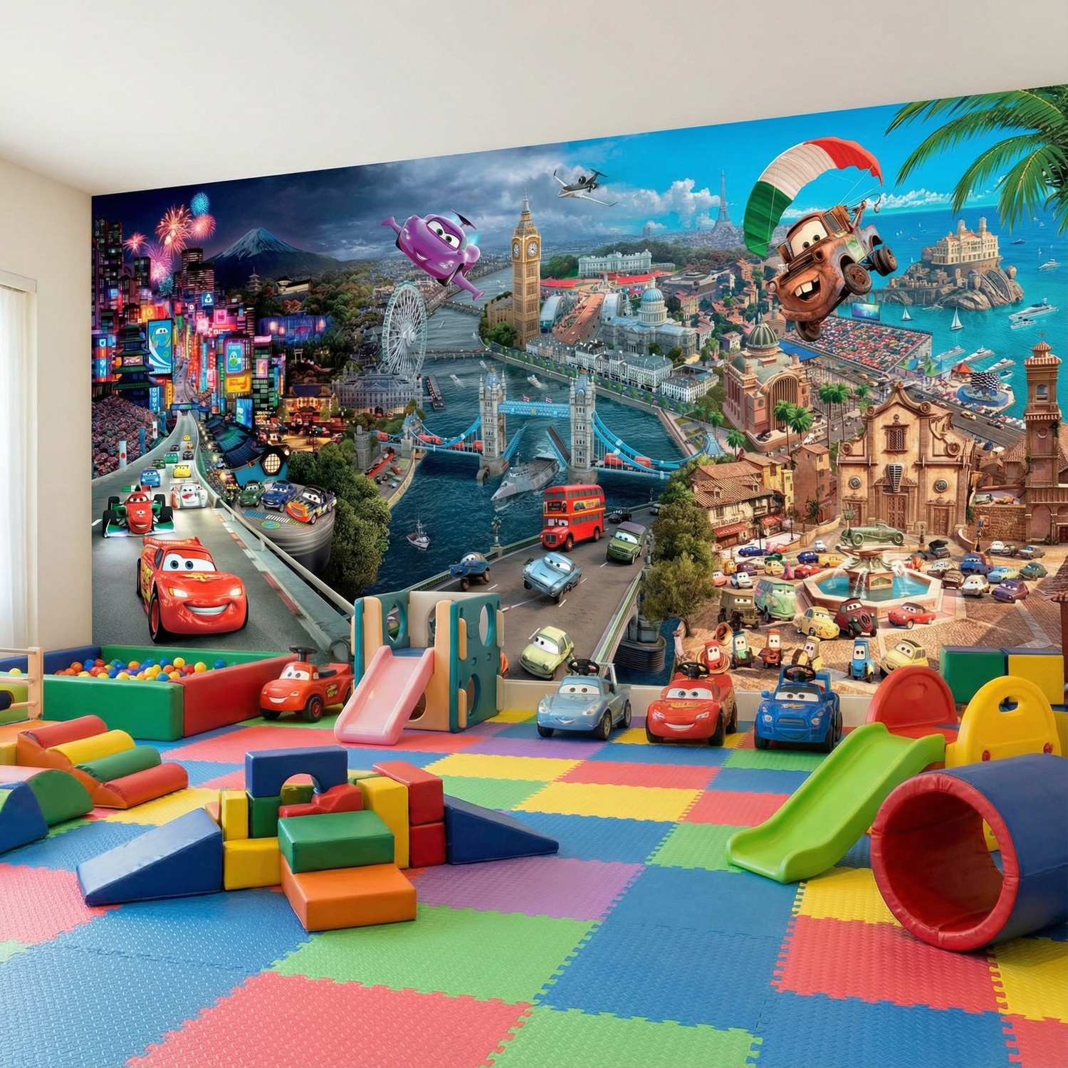 Poster xxl: Film de voitures Cars