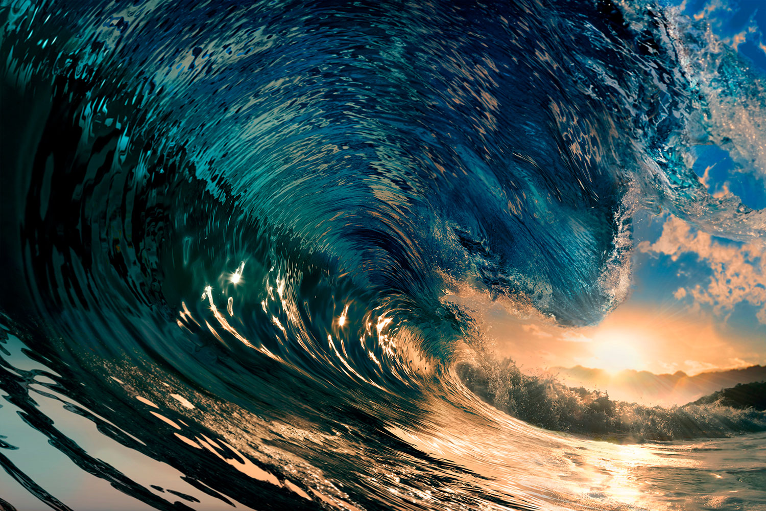 Poster xxl: Sous la vague