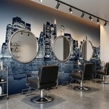 Poster xxl: Manhattan la nuit en bleu 12