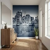 Poster xxl: Manhattan la nuit en bleu 14