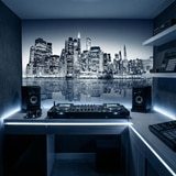 Poster xxl: Manhattan la nuit en bleu 16