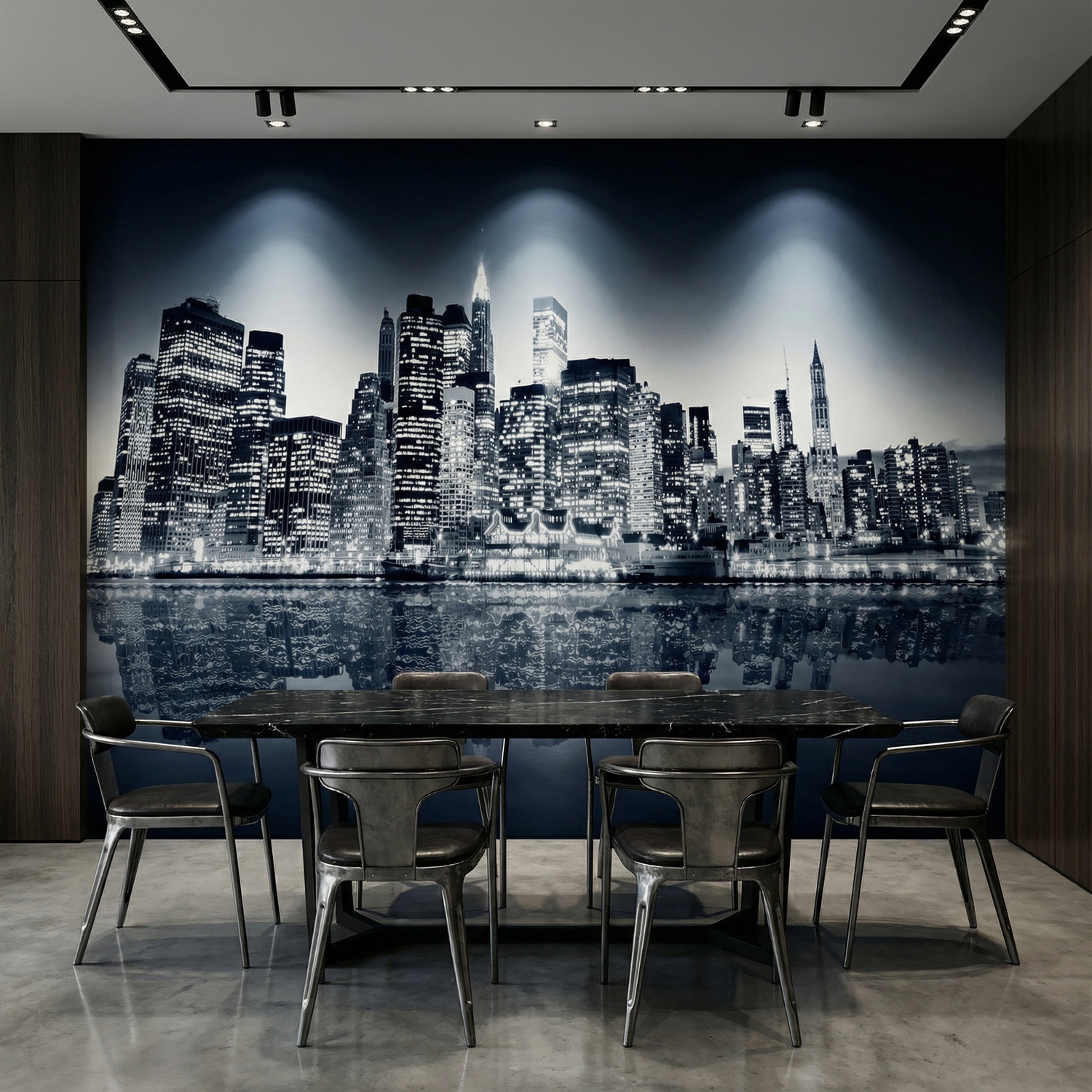 Poster xxl: Blue Manhattan