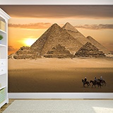 Poster xxl: Pyramides de Gizeh au lever du soleil 3