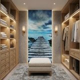 Poster xxl: Passerelle entre les rochers 12