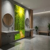 Poster xxl: Coucher de soleil dans la for&ecirc;t 6