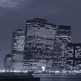 Poster xxl: Panoramique de Manhattan la nuit 3