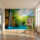 Poster xxl: Cascade dans la for&ecirc;t 11